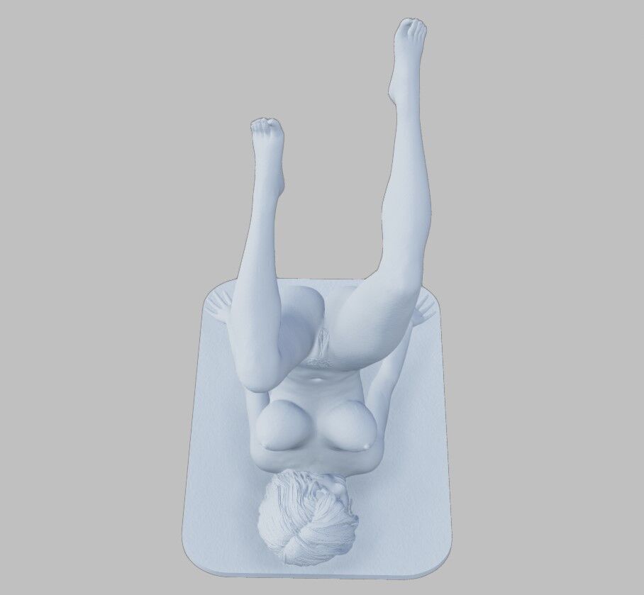 Gym Sexy Girl 3D print model_4
