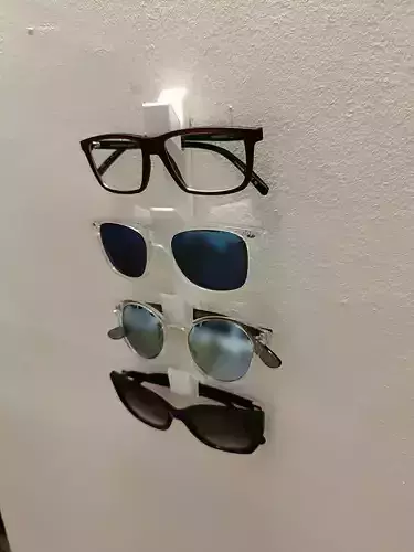 SUNGLASSES WALL HOLDER 3D print model