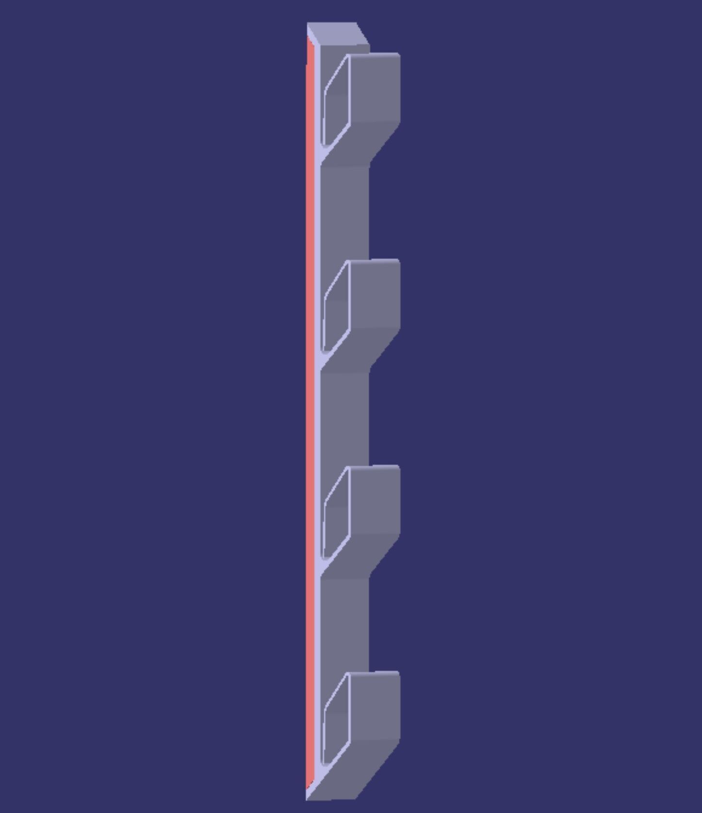 SUNGLASSES WALL HOLDER 3D print model_3