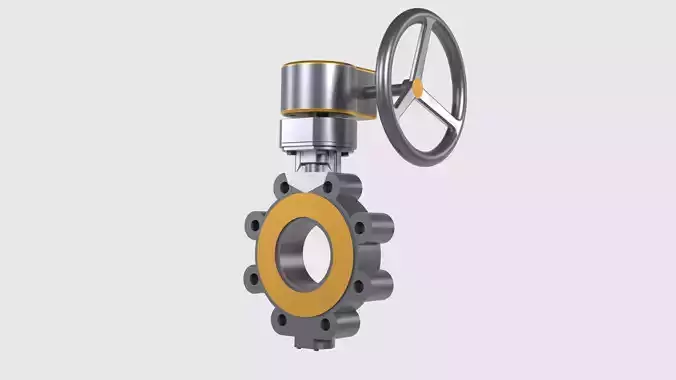 NIBCO Butterfly Valve 3D Model