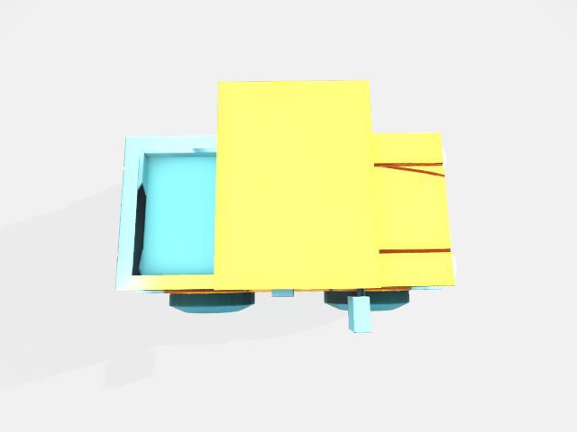 Lowpoly truck Low-poly 3D model_2