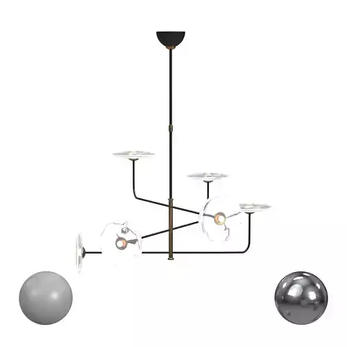 Calvino Large Arched Chandelier