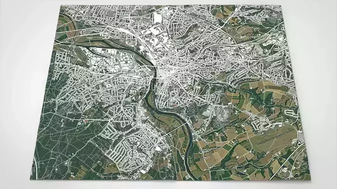 Cityscape Mulheim an der Ruhr Germany