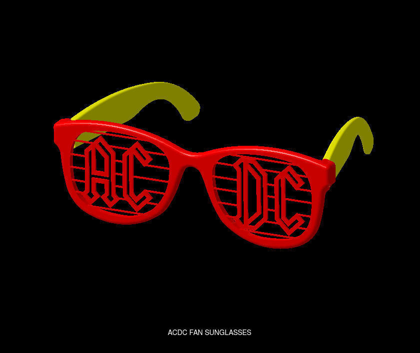 SUNGLASSES FAN 3D Model Collection_4