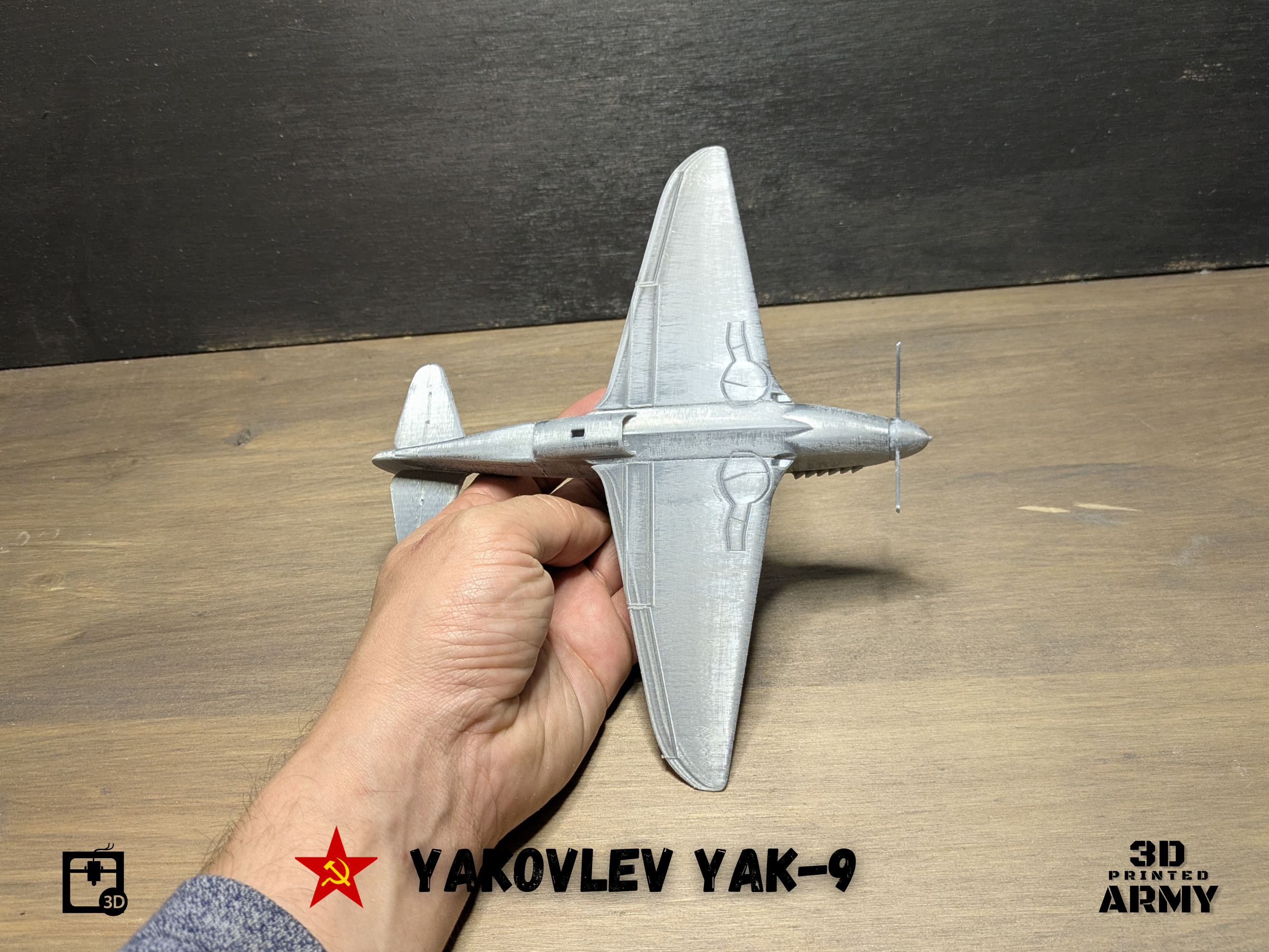 Yakovlev YaK-9 scalemodel - scale 1-44 3D print model_10