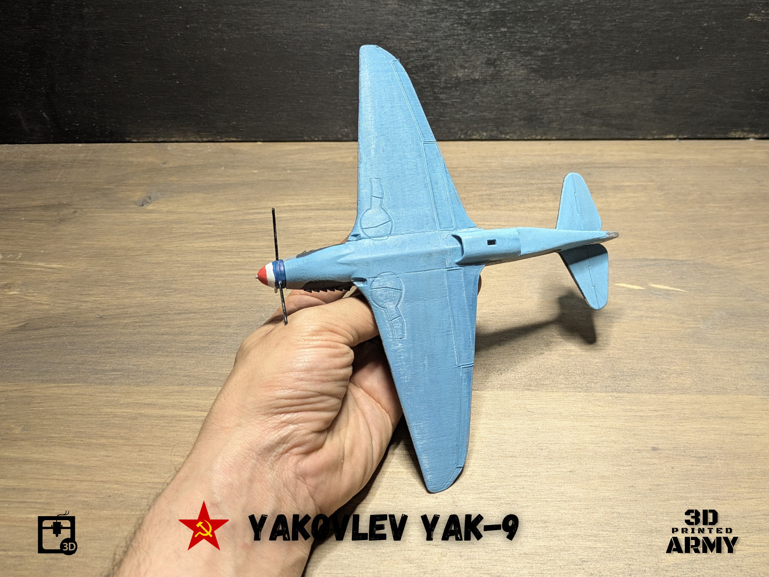 Yakovlev YaK-9 scalemodel - scale 1-44 3D print model_15