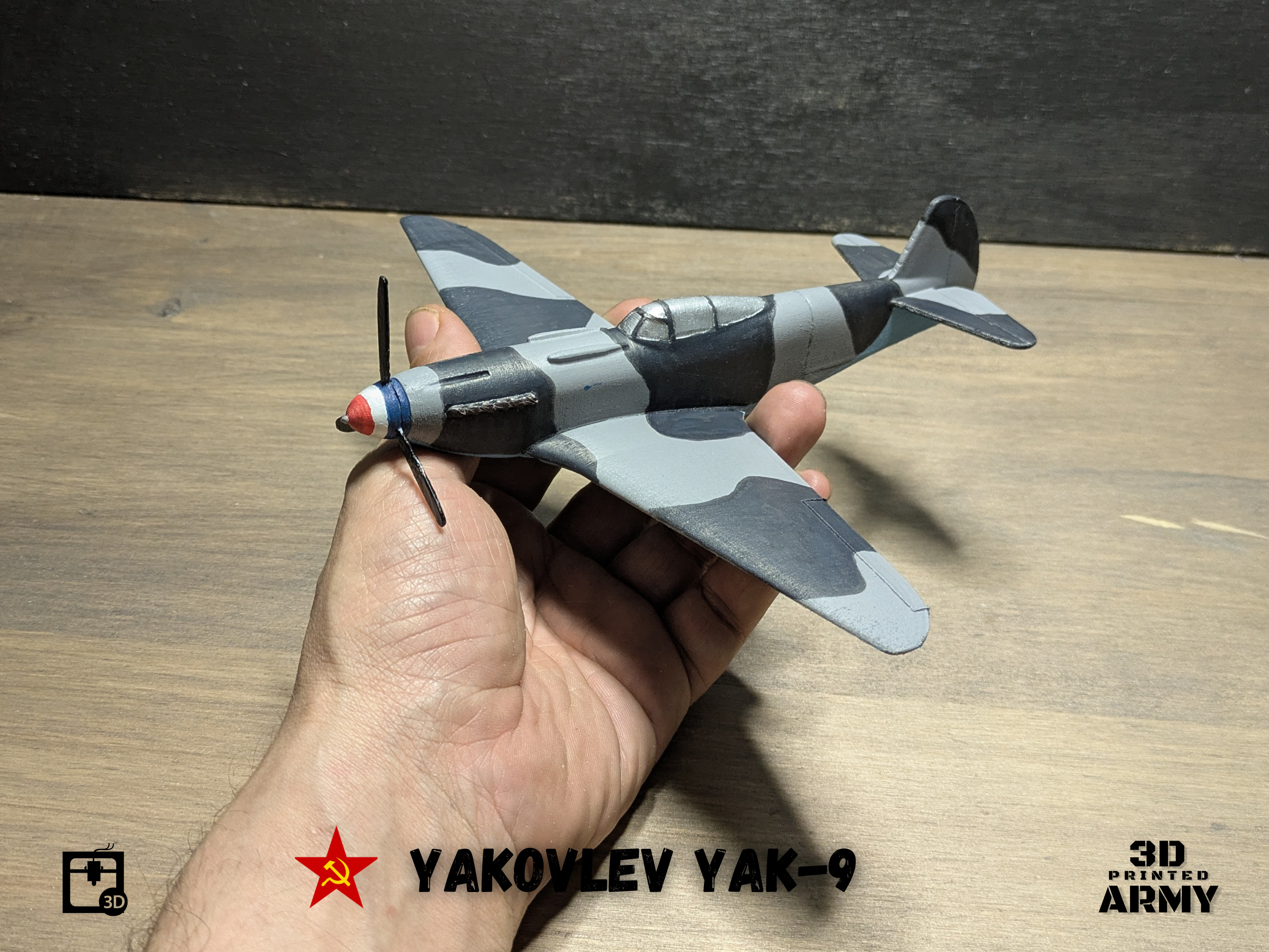 Yakovlev YaK-9 scalemodel - scale 1-44 3D print model_14