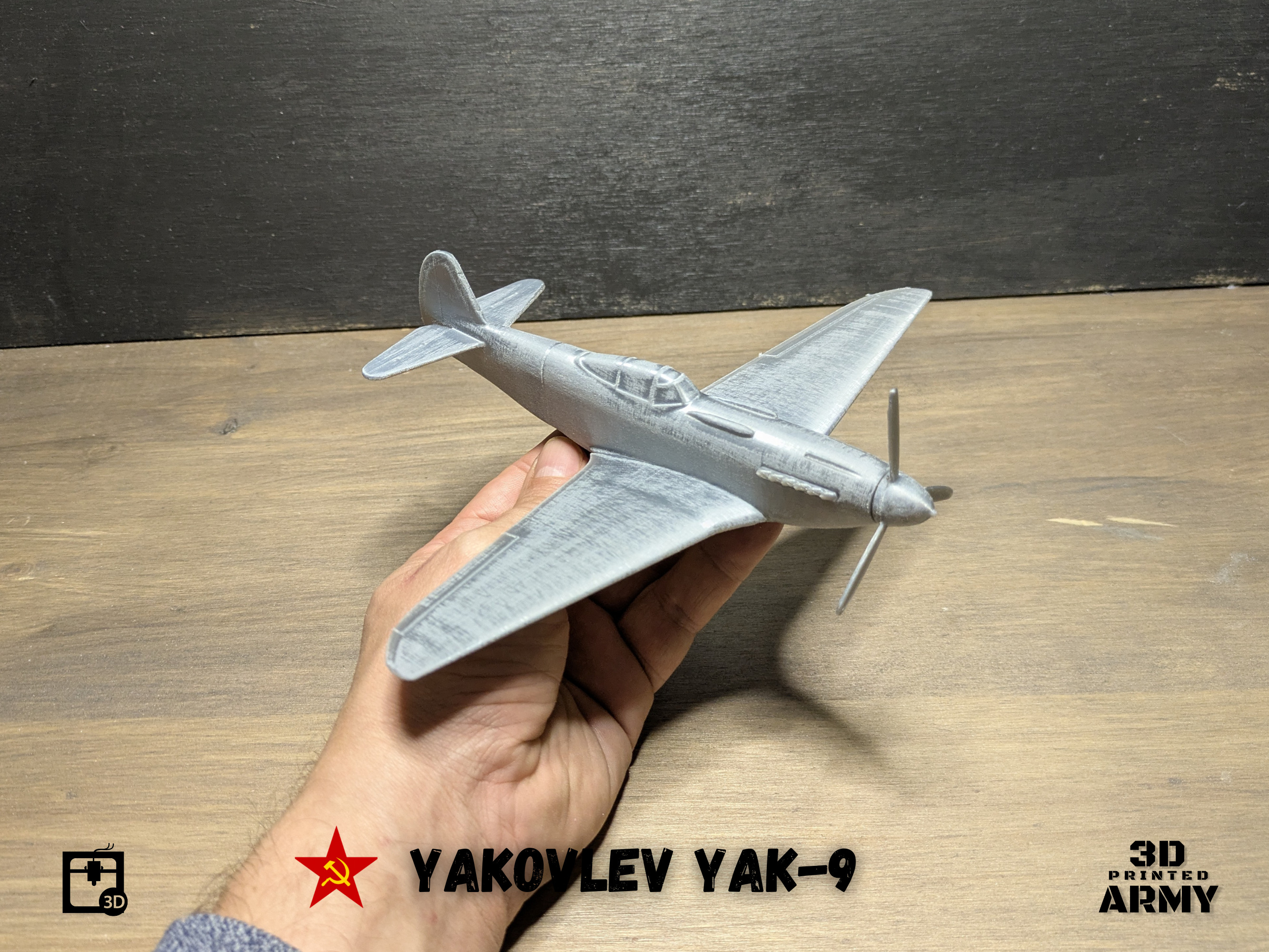 Yakovlev YaK-9 scalemodel - scale 1-44 3D print model_11