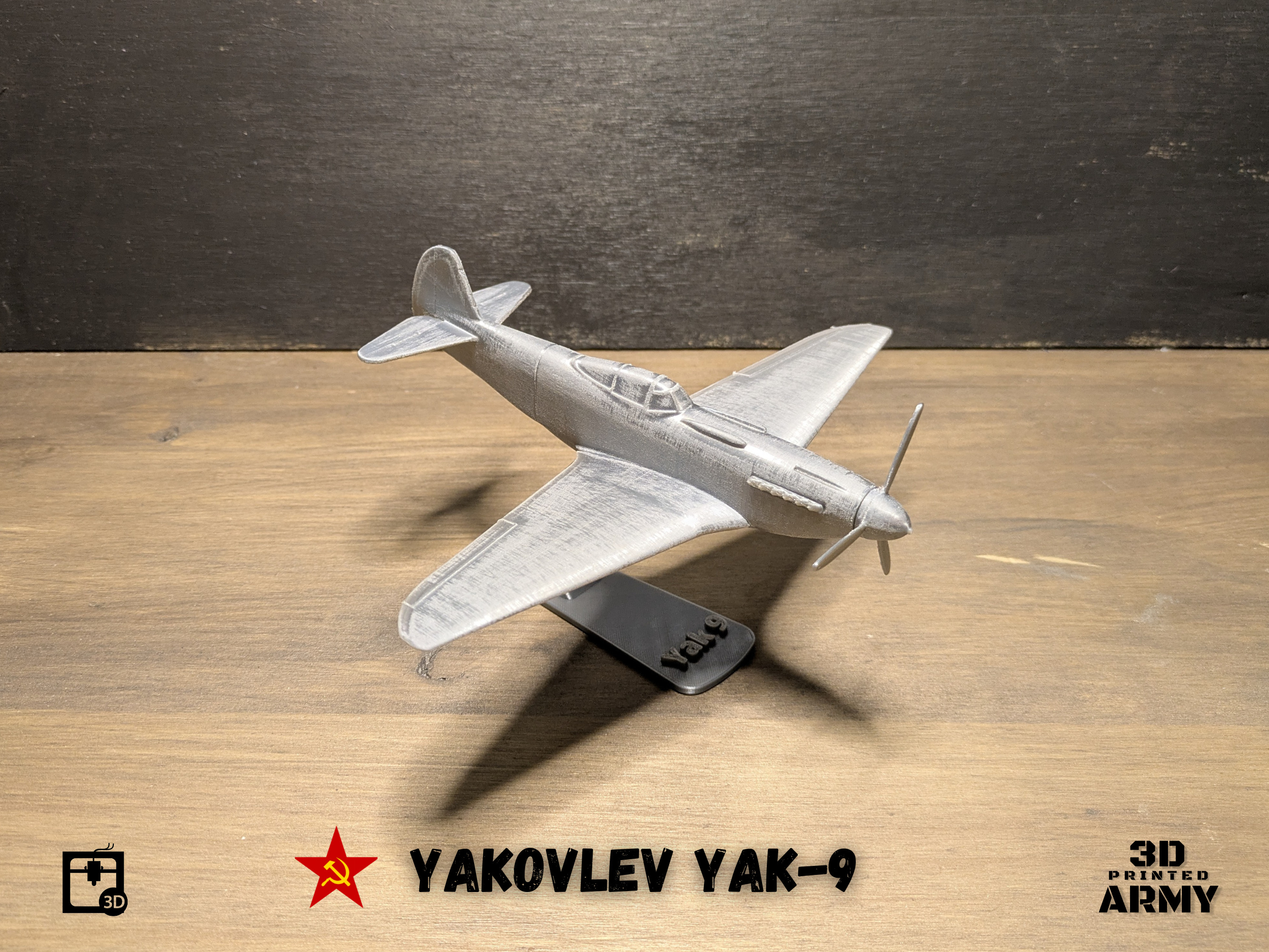 Yakovlev YaK-9 scalemodel - scale 1-44 3D print model_8