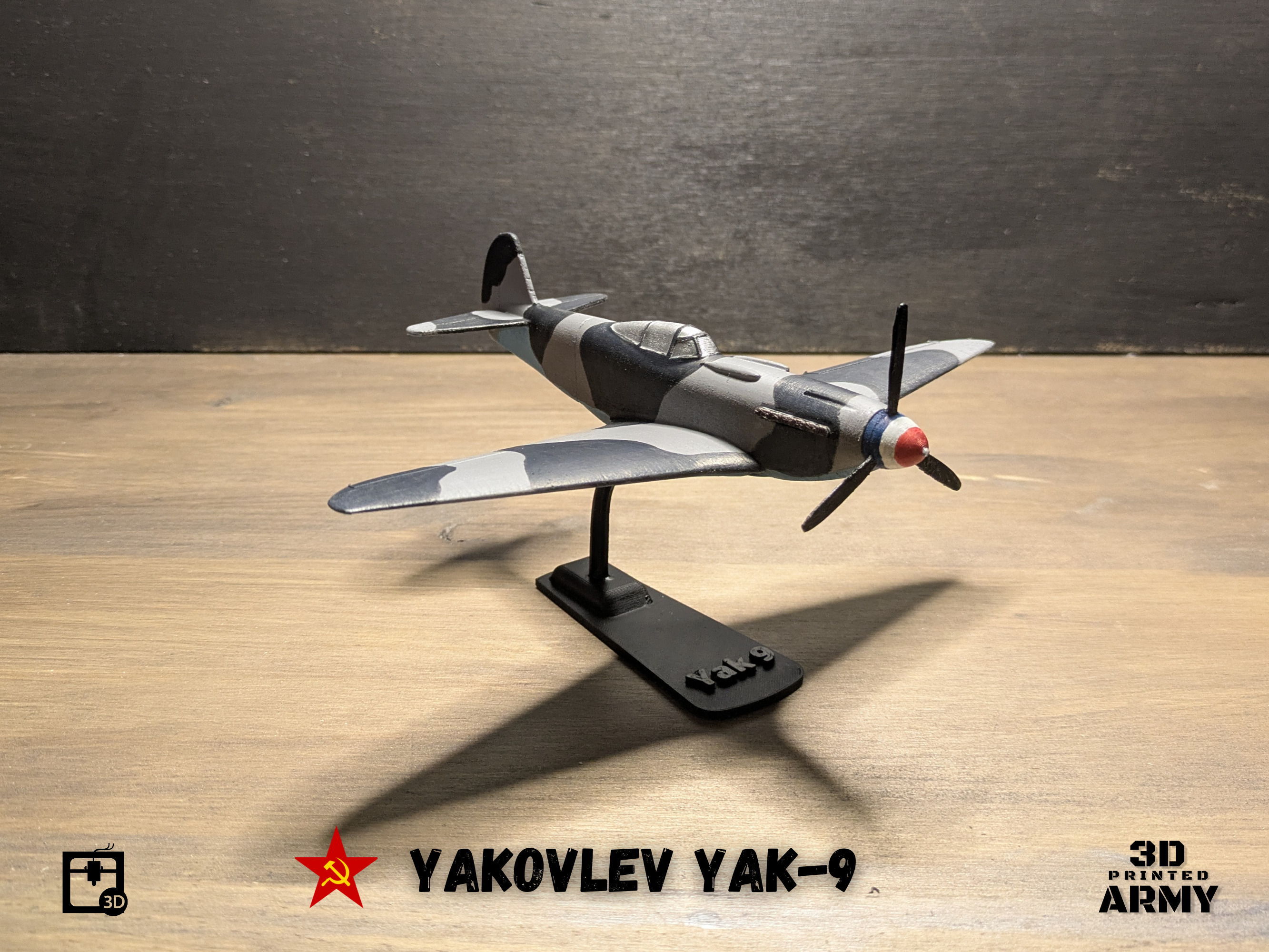 Yakovlev YaK-9 scalemodel - scale 1-44 3D print model_16