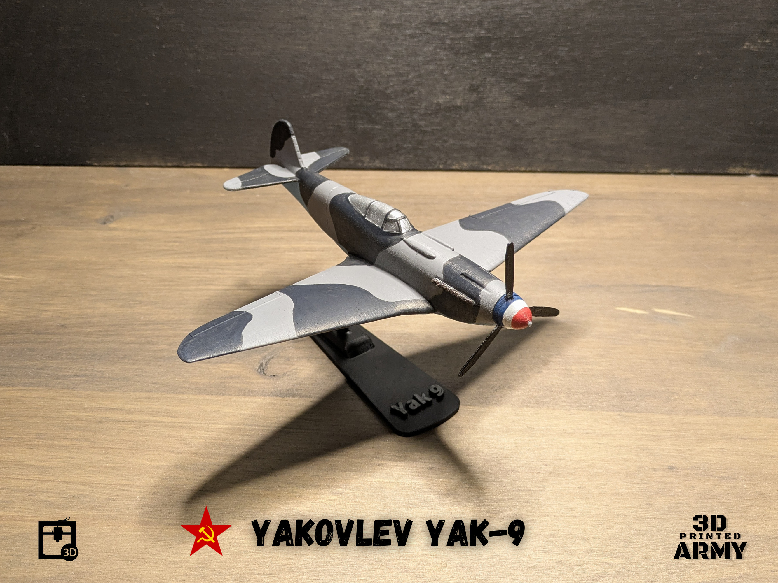 Yakovlev YaK-9 scalemodel - scale 1-44 3D print model_13