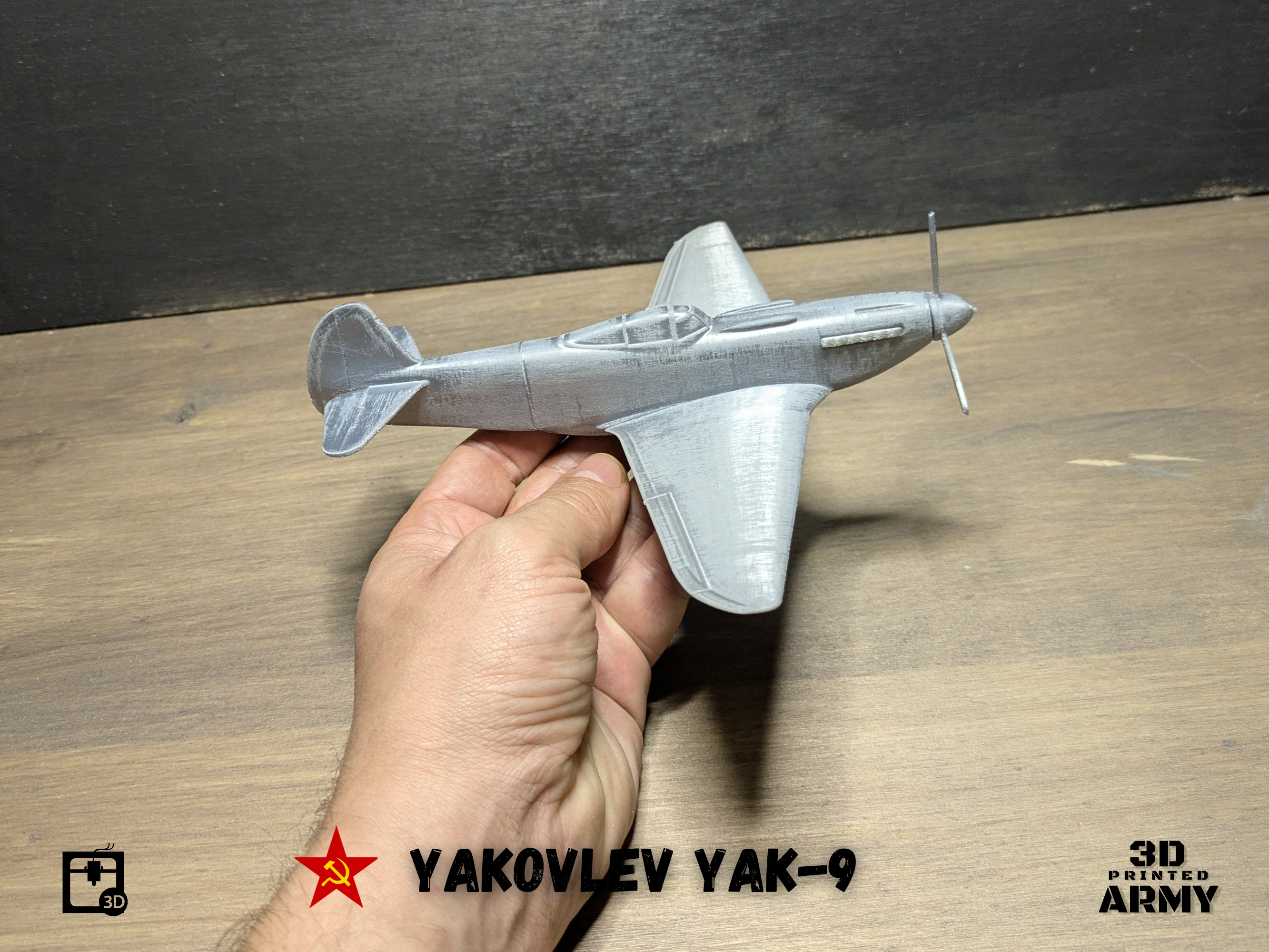 Yakovlev YaK-9 scalemodel - scale 1-44 3D print model_9