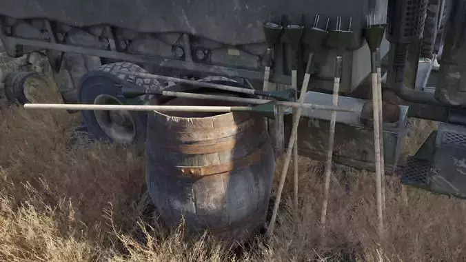 Japanese WW2 Anti-Tank Lunge Mine 3D model