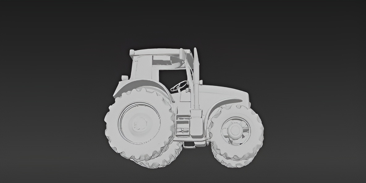 Tracteuur  3D print model_6