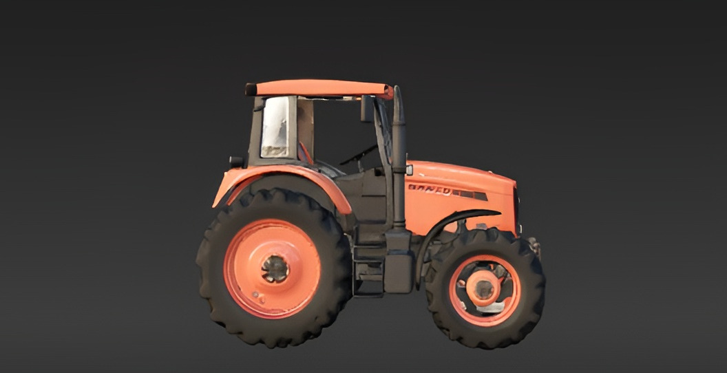 Tracteuur  3D print model_3