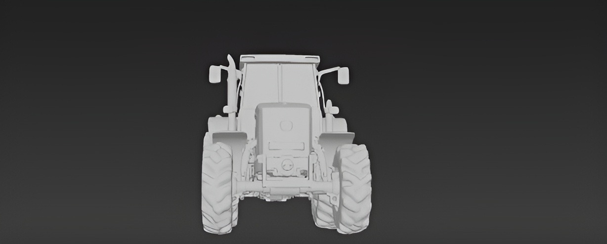 Tracteuur  3D print model_7