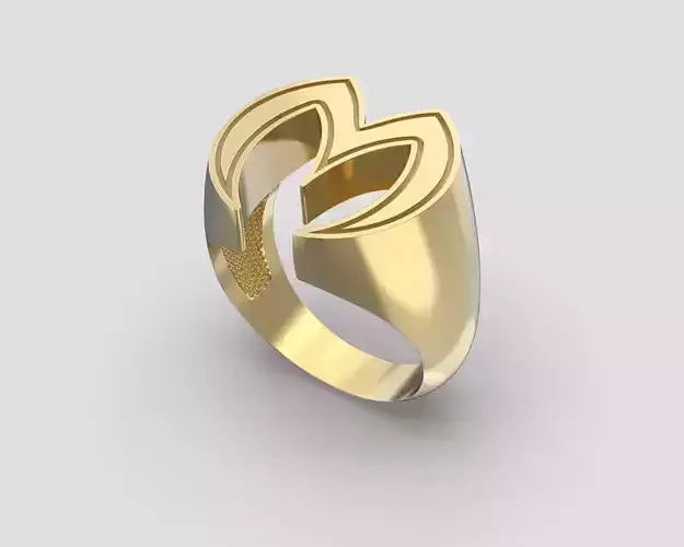 Ring R 154 Letter M