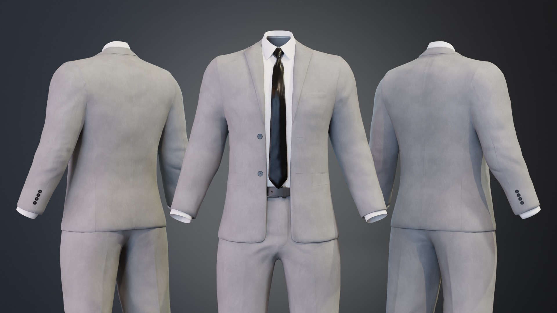 Men Formal Suit Collection - Animation and Game Ready _25