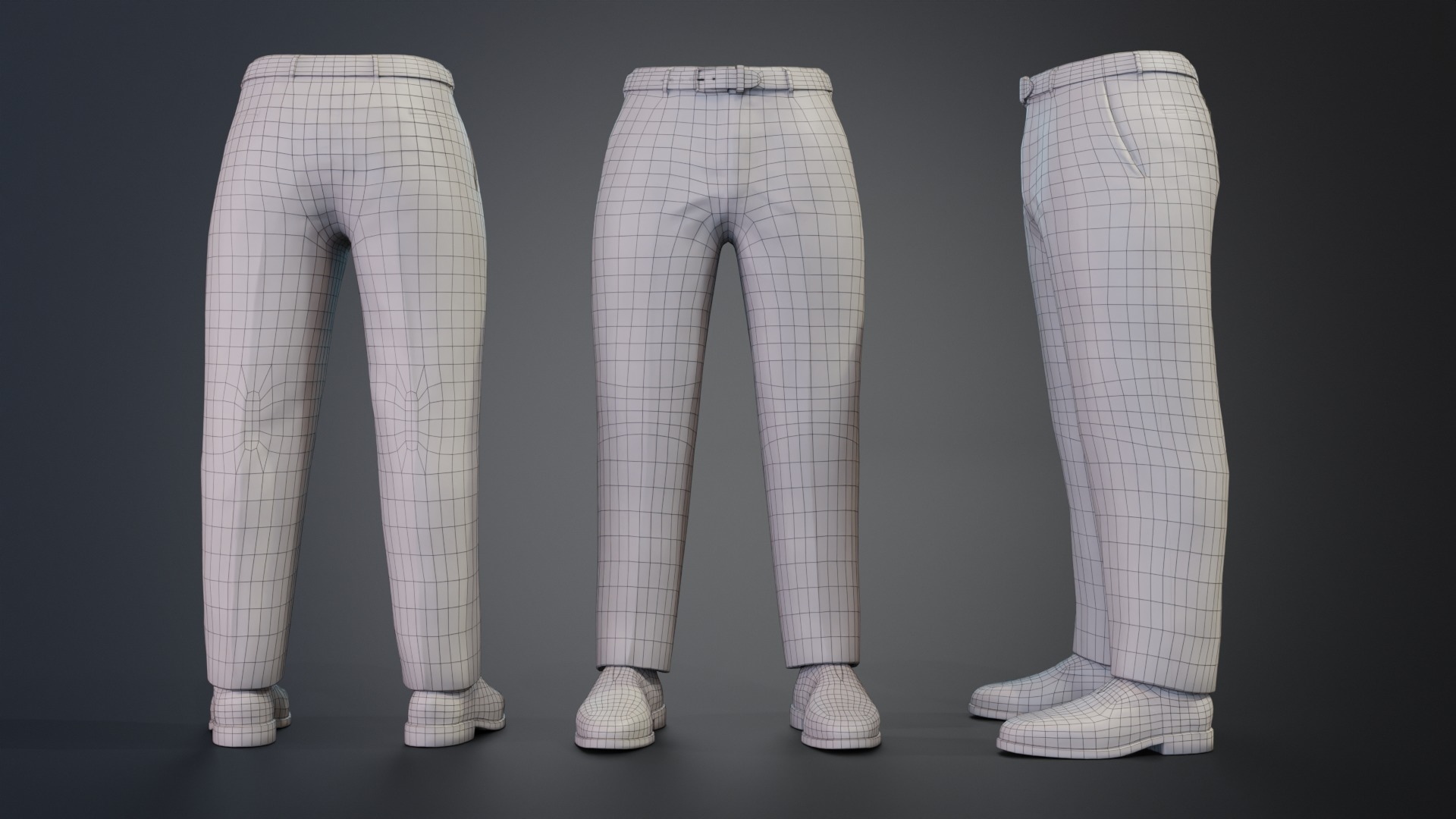 Men Formal Suit Collection - Animation and Game Ready _35