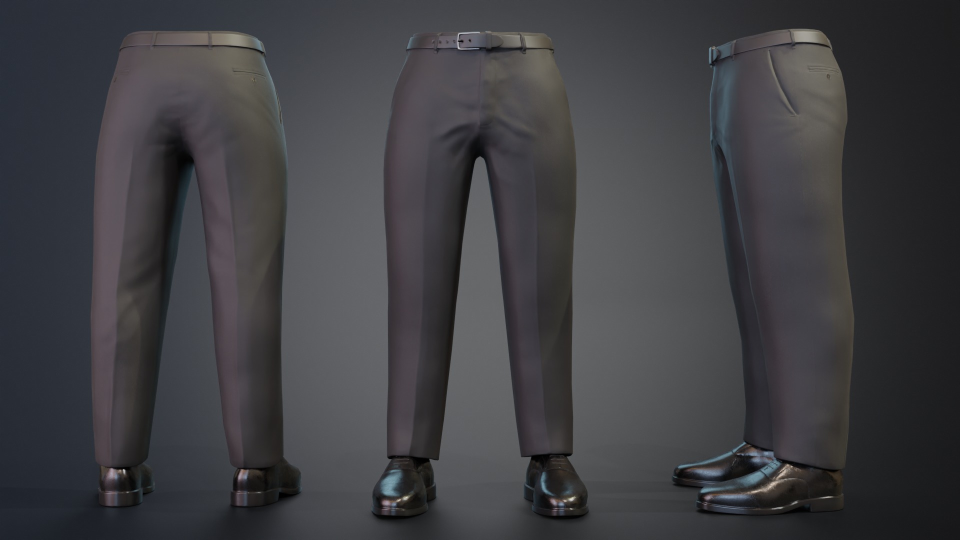 Men Formal Suit Collection - Animation and Game Ready _8
