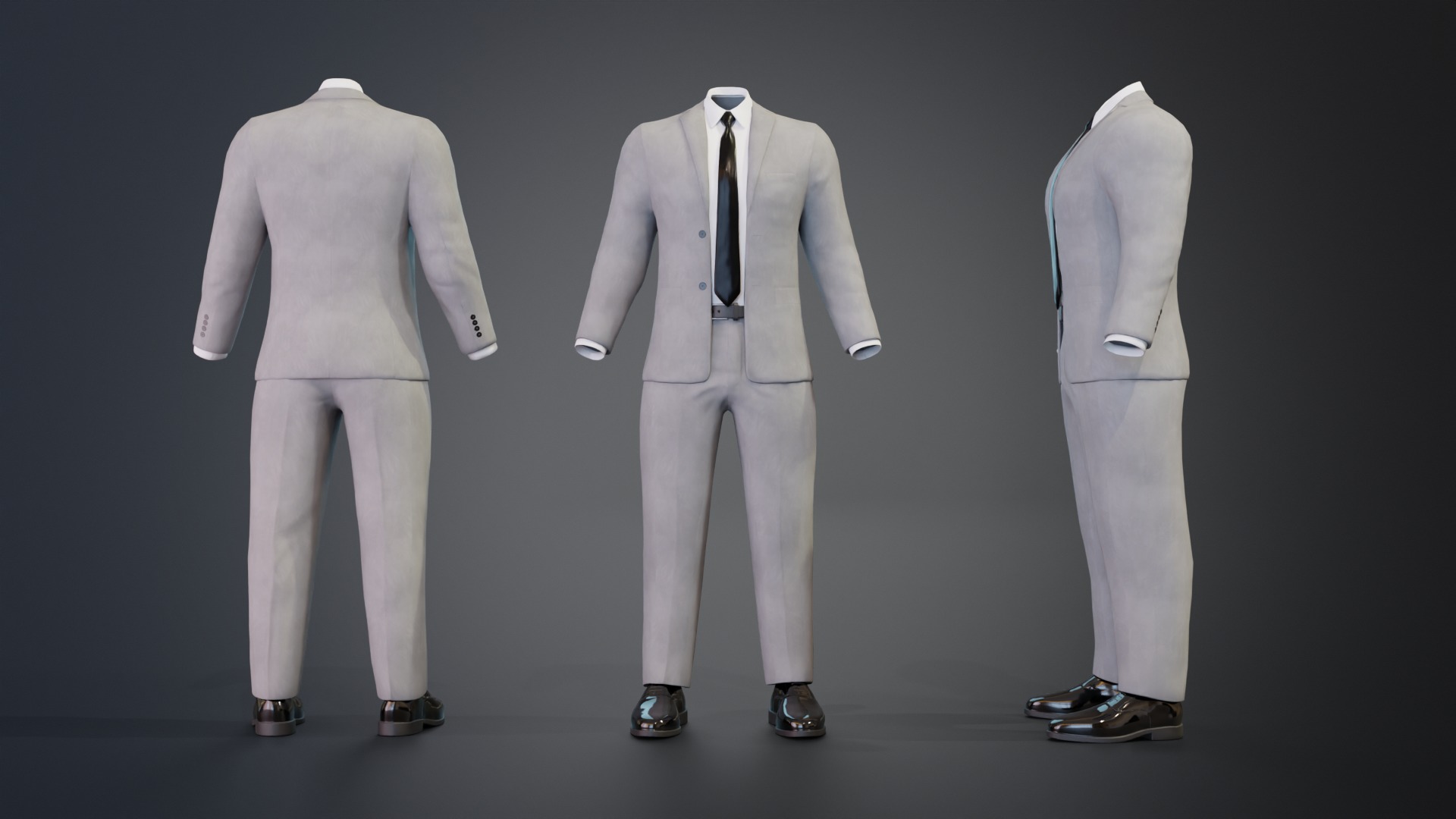 Men Formal Suit Collection - Animation and Game Ready _24
