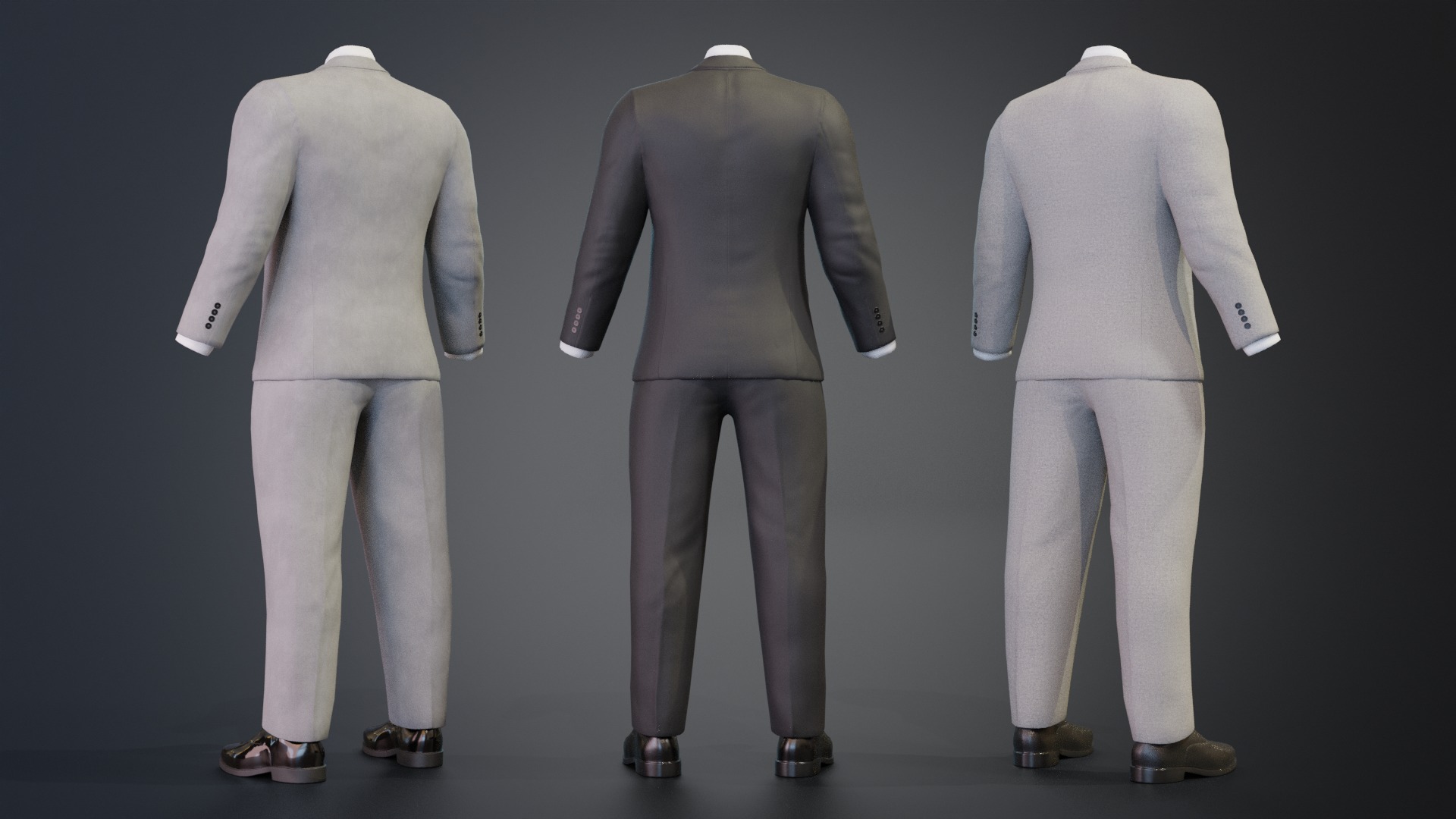 Men Formal Suit Collection - Animation and Game Ready _5