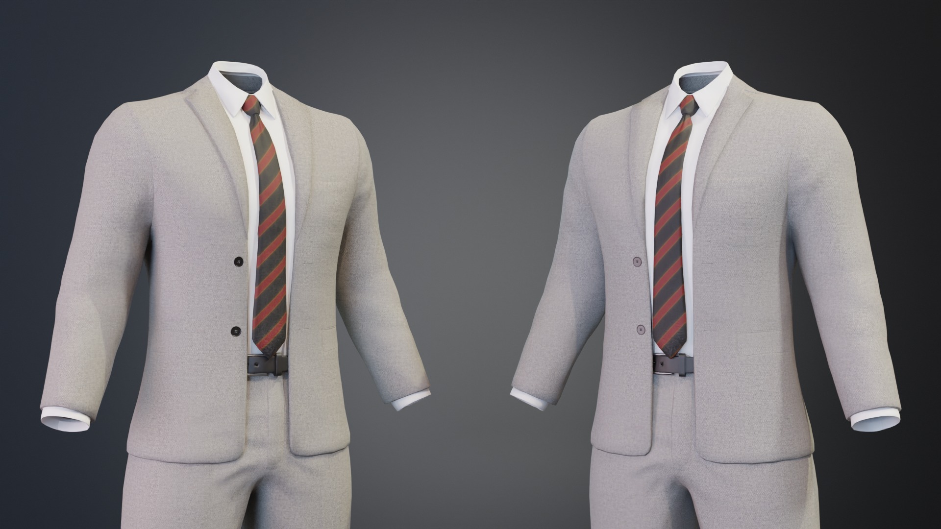 Men Formal Suit Collection - Animation and Game Ready _18