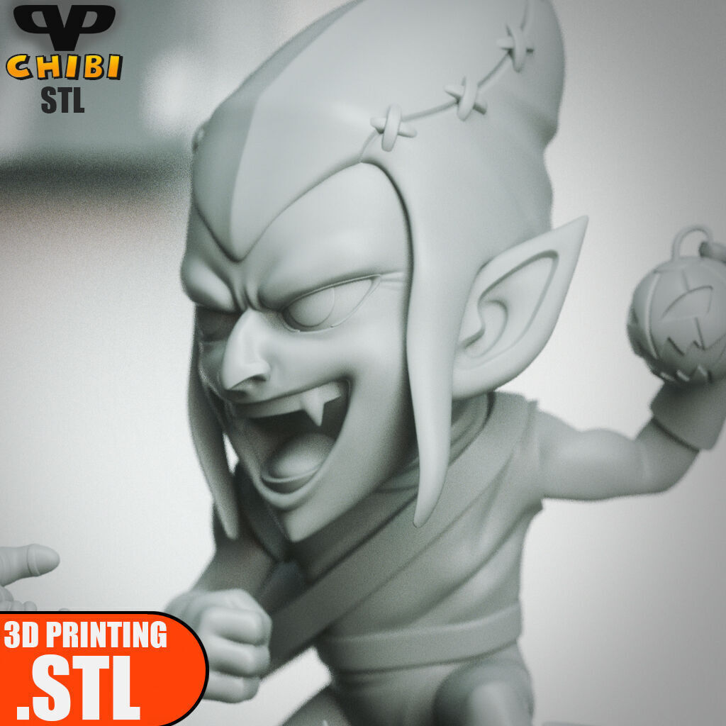 Spider-Man vs Green Goblin STL for 3D Printing ChibiSTL 3DXM 3D print model_7