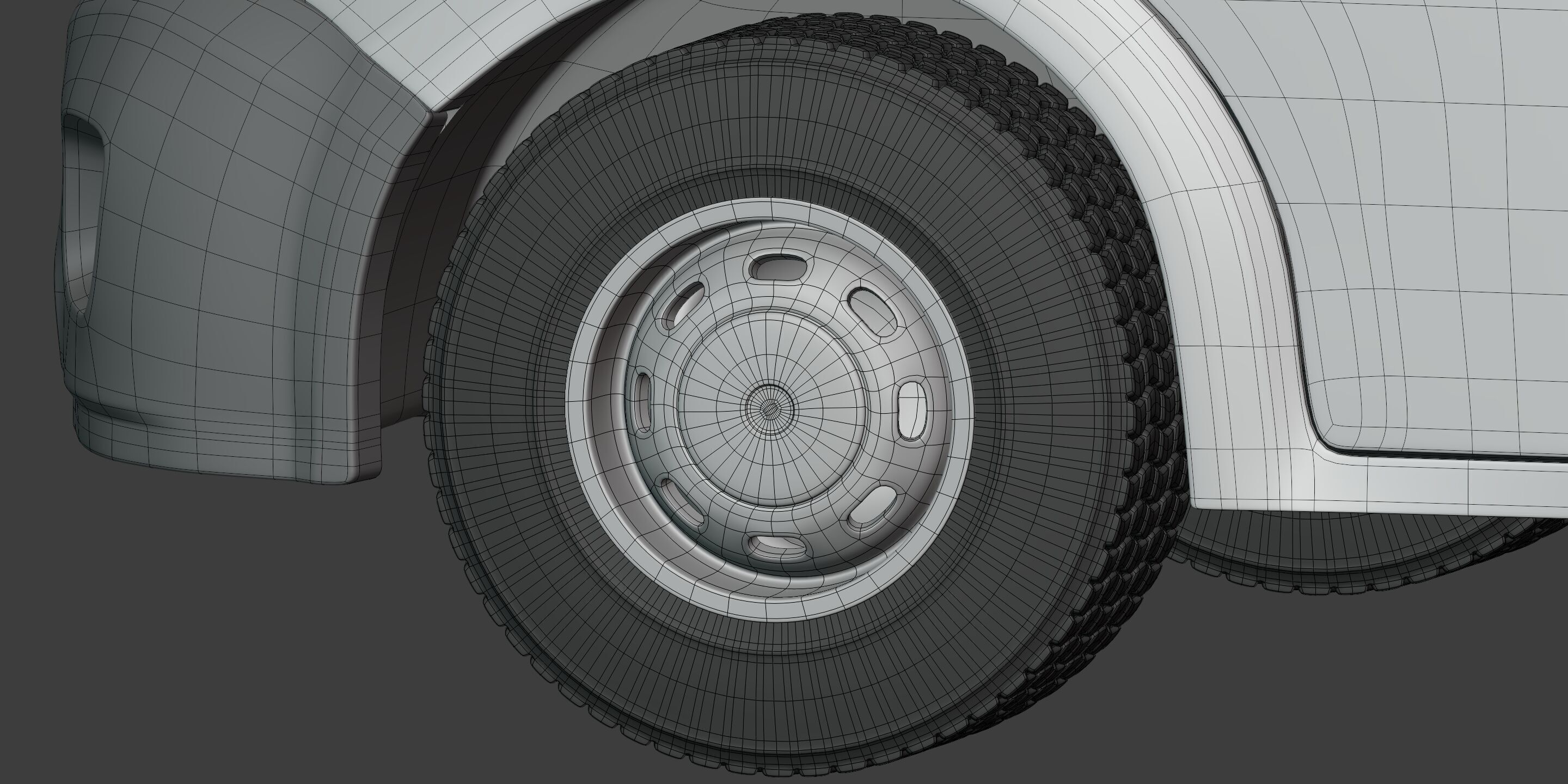 Generic Van Low-poly 3D model_18