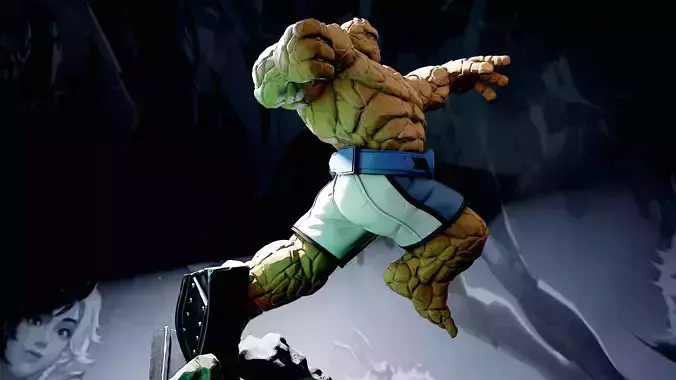 The Thing Marvel Rivals 3D print model