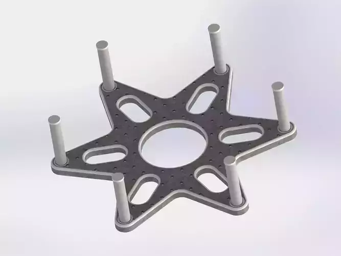 Rodin Coil Star STL 200mm  Diameter Coil Vortex