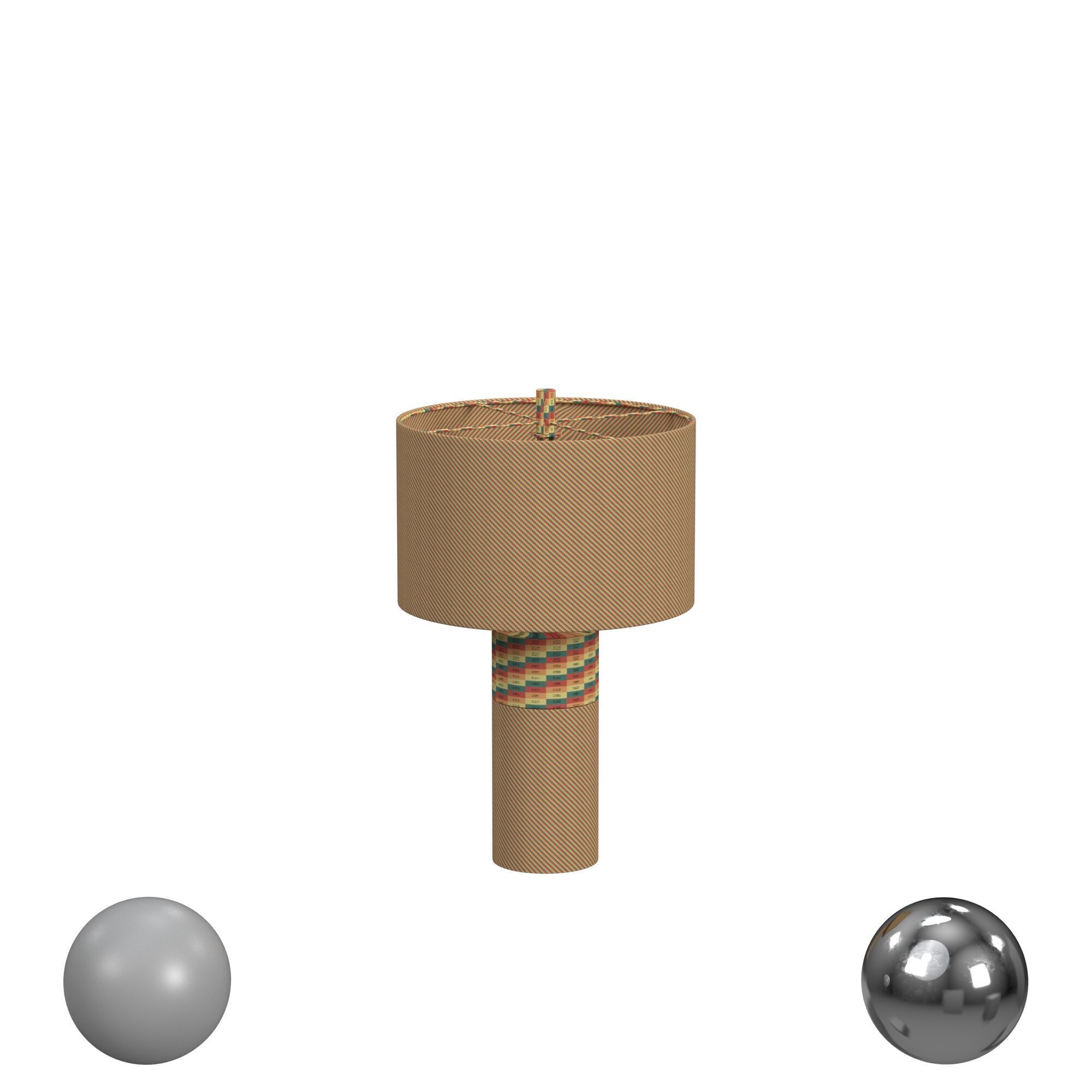 Safavieh Oliver Table Lamp 3D model_2