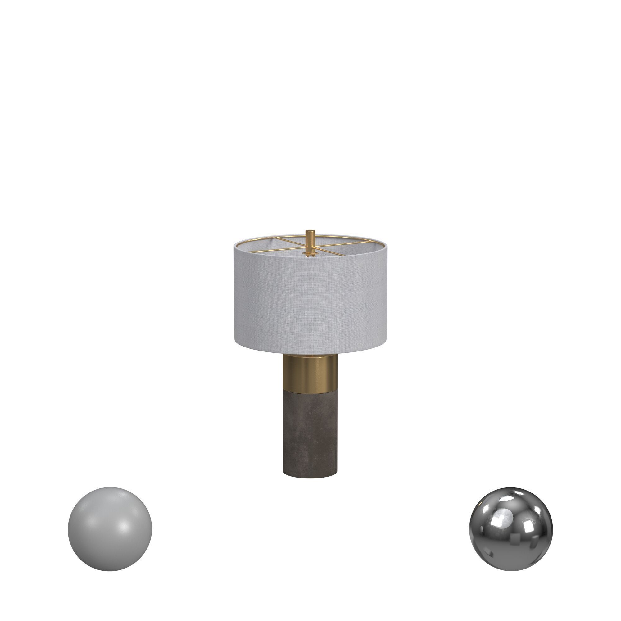 Safavieh Oliver Table Lamp 3D model_1