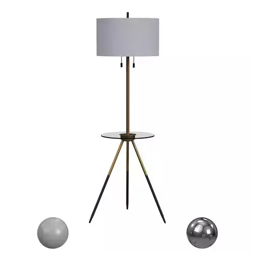 Safavieh Morrison Floor Lamp Side Table