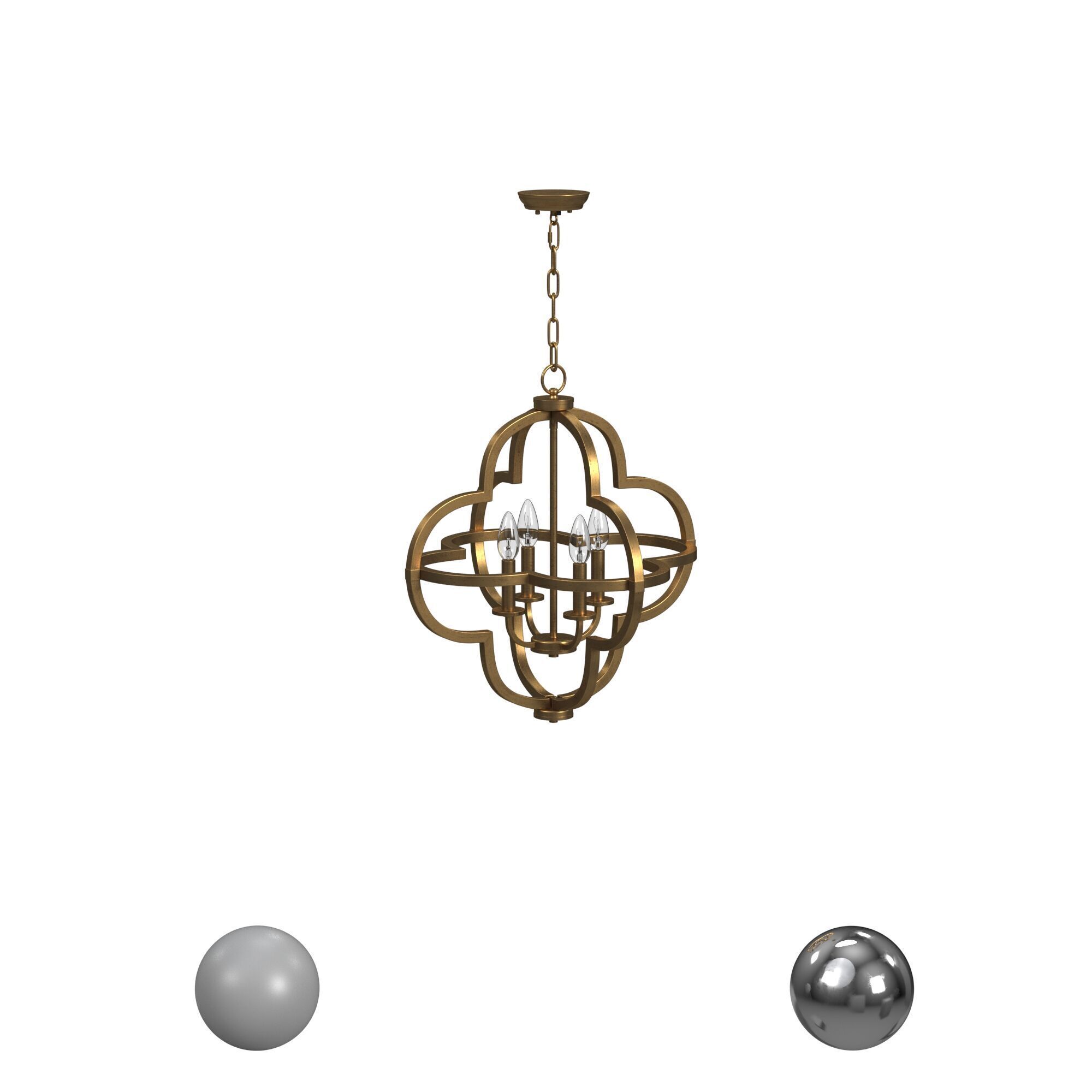 Safavieh Mila Pendant 3D model_1