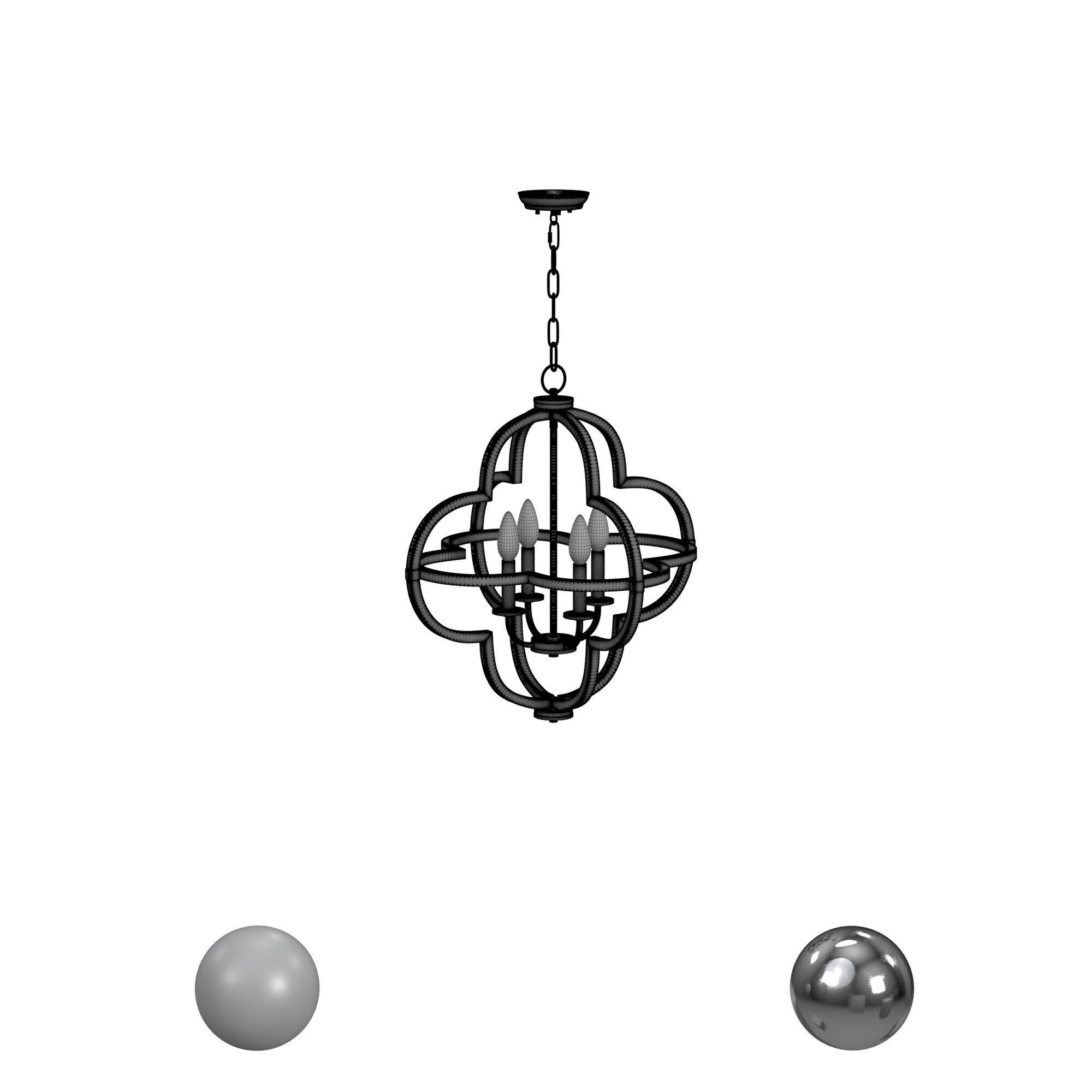 Safavieh Mila Pendant 3D model_3