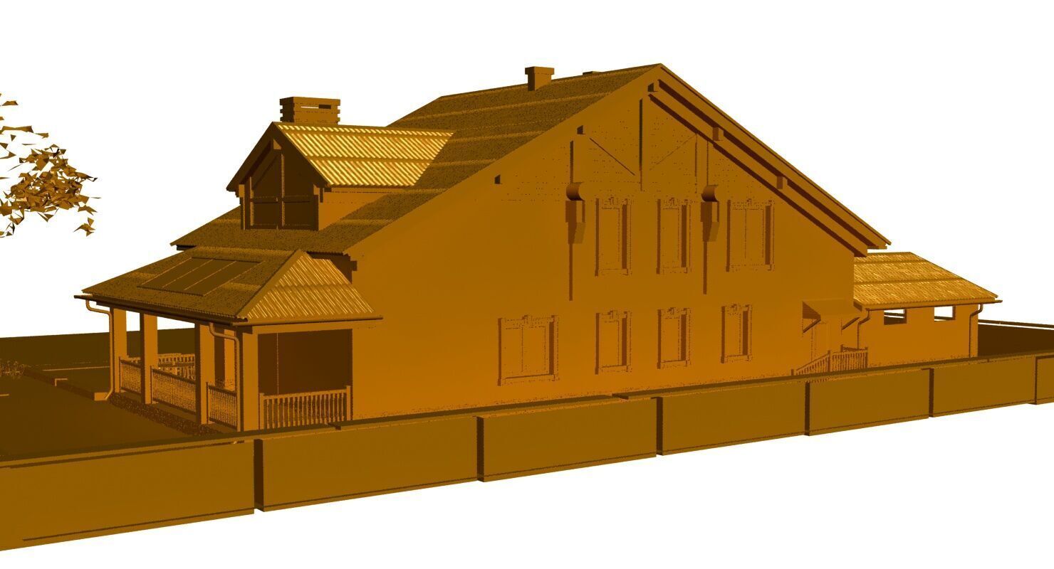 House castle 3D model_13