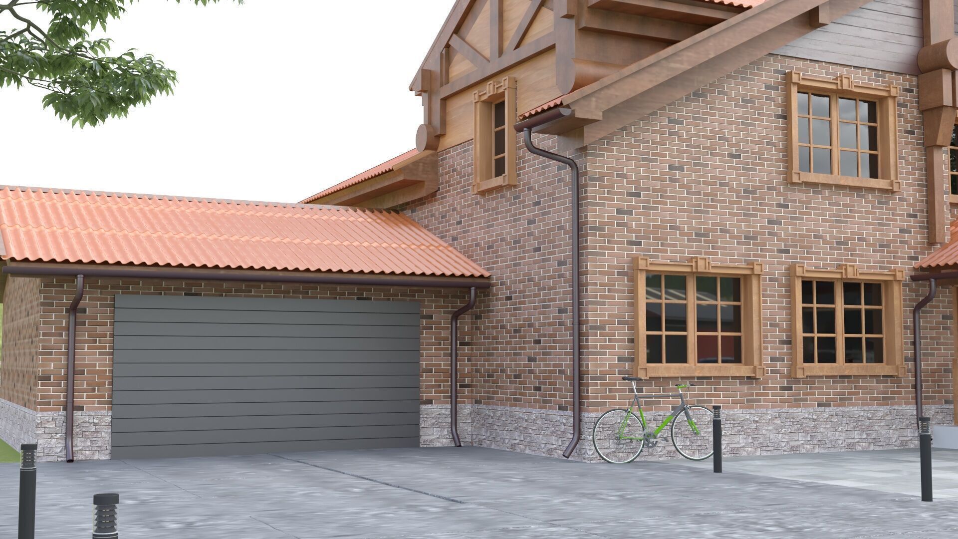 House castle 3D model_4