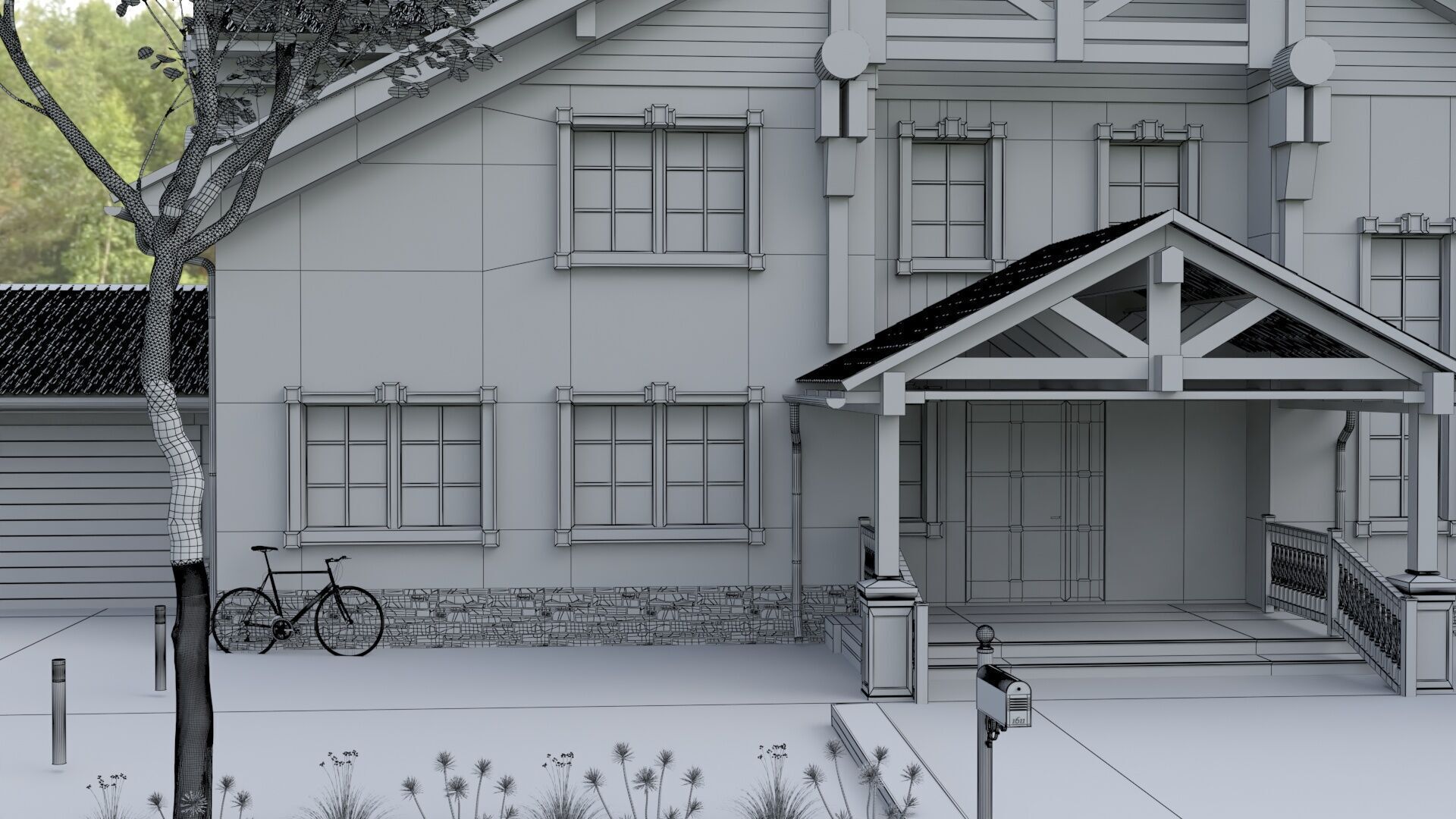 House castle 3D model_10