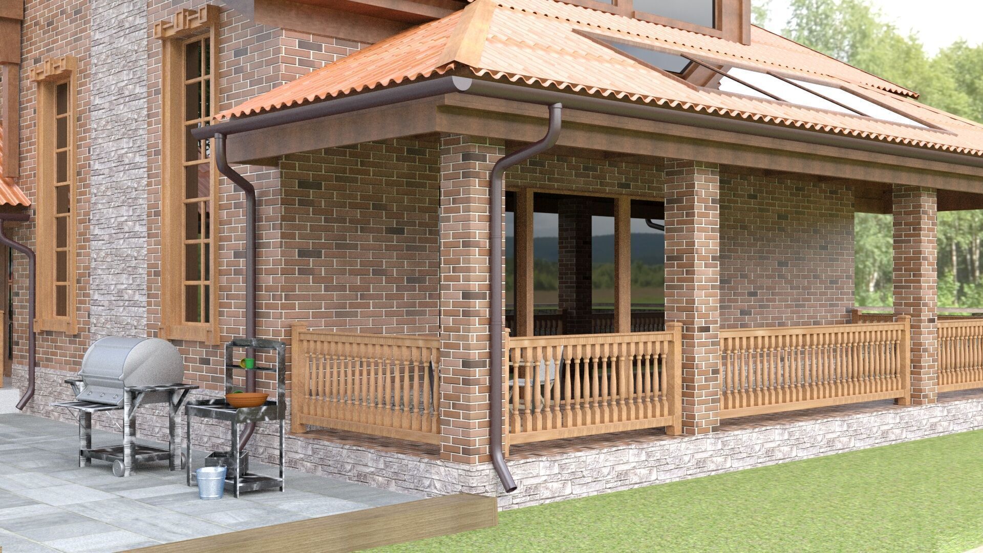 House castle 3D model_6