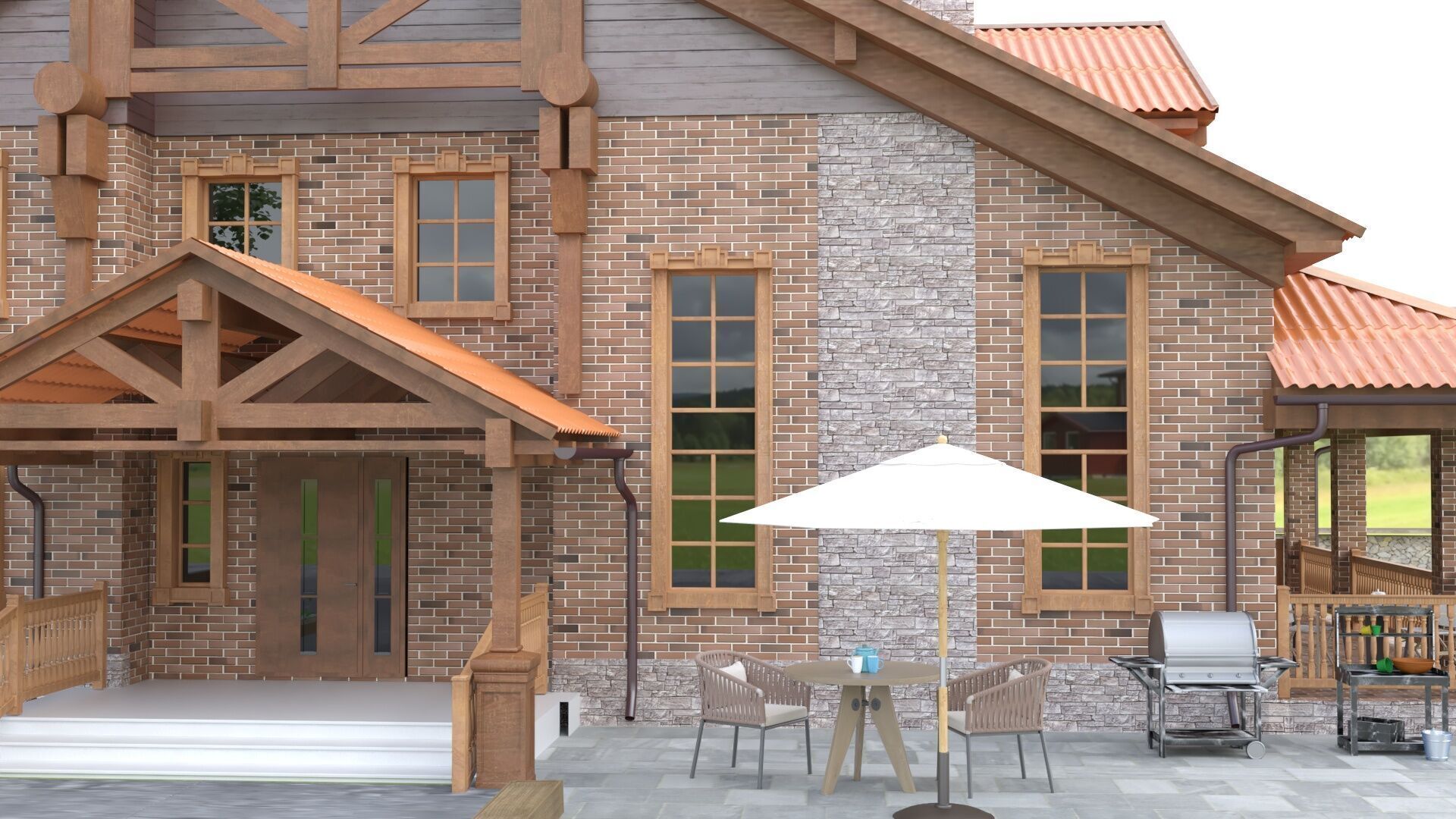 House castle 3D model_5