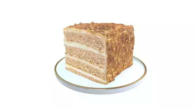 Greek Yogurt Honey Cake Dessert 