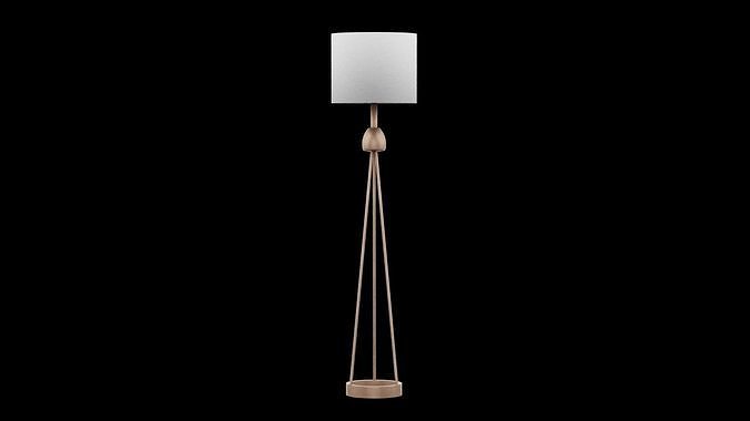 Living Room Lamp Low-poly 3D model