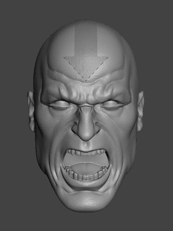 DC RED TORNADO EXPRESSIONS 3-PACK HEADSCULPT 3D print model_7