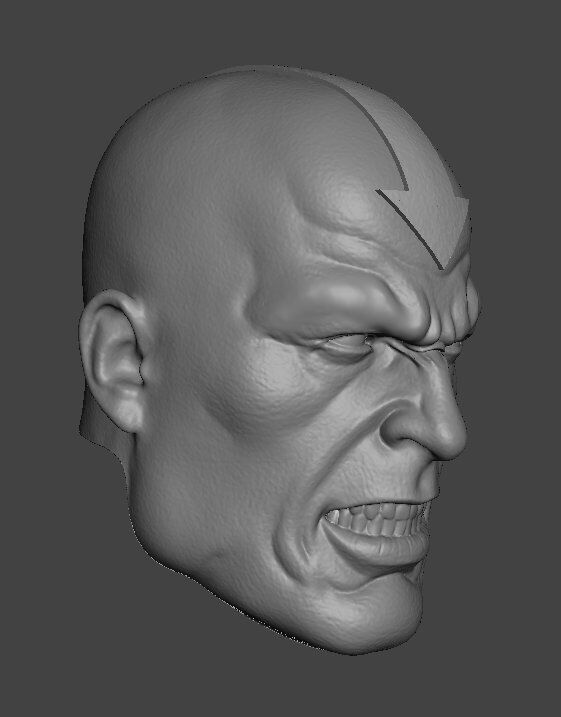 DC RED TORNADO EXPRESSIONS 3-PACK HEADSCULPT 3D print model_5