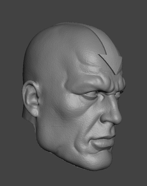 DC RED TORNADO EXPRESSIONS 3-PACK HEADSCULPT 3D print model_2