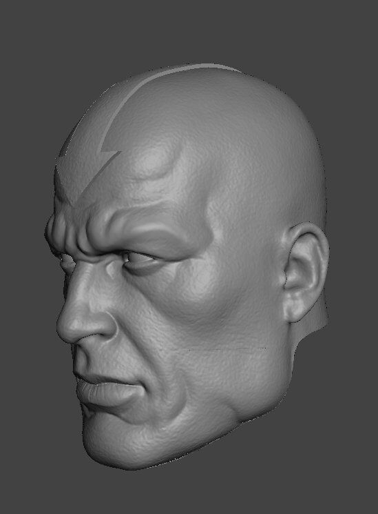 DC RED TORNADO EXPRESSIONS 3-PACK HEADSCULPT 3D print model_3