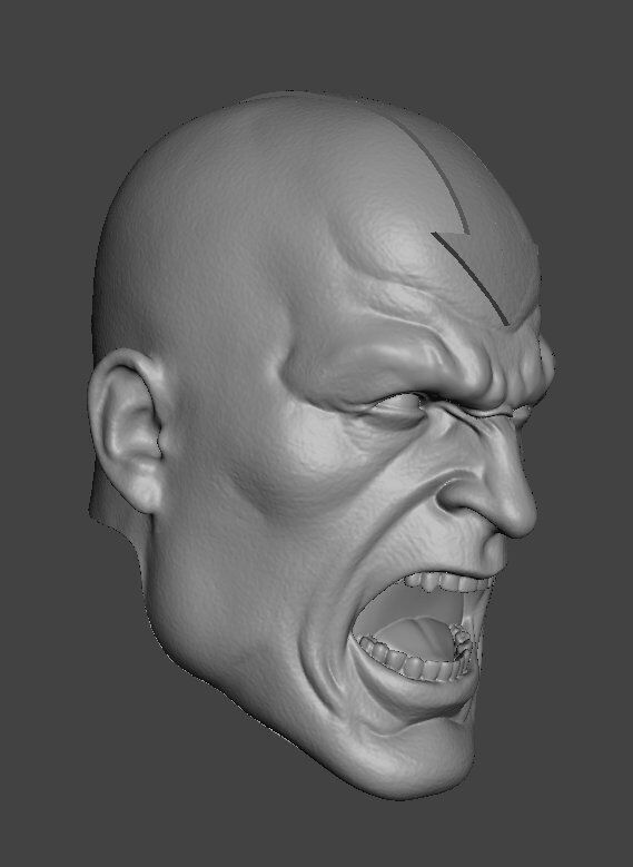 DC RED TORNADO EXPRESSIONS 3-PACK HEADSCULPT 3D print model_8
