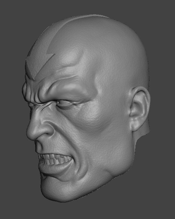 DC RED TORNADO EXPRESSIONS 3-PACK HEADSCULPT 3D print model_6