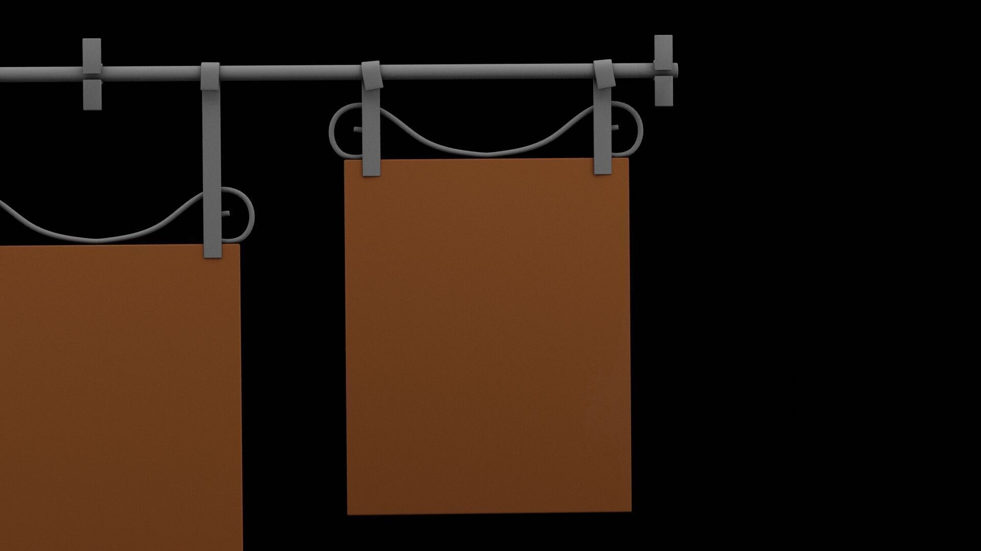 Geometrical Furniture Design Low-poly 3D model_4